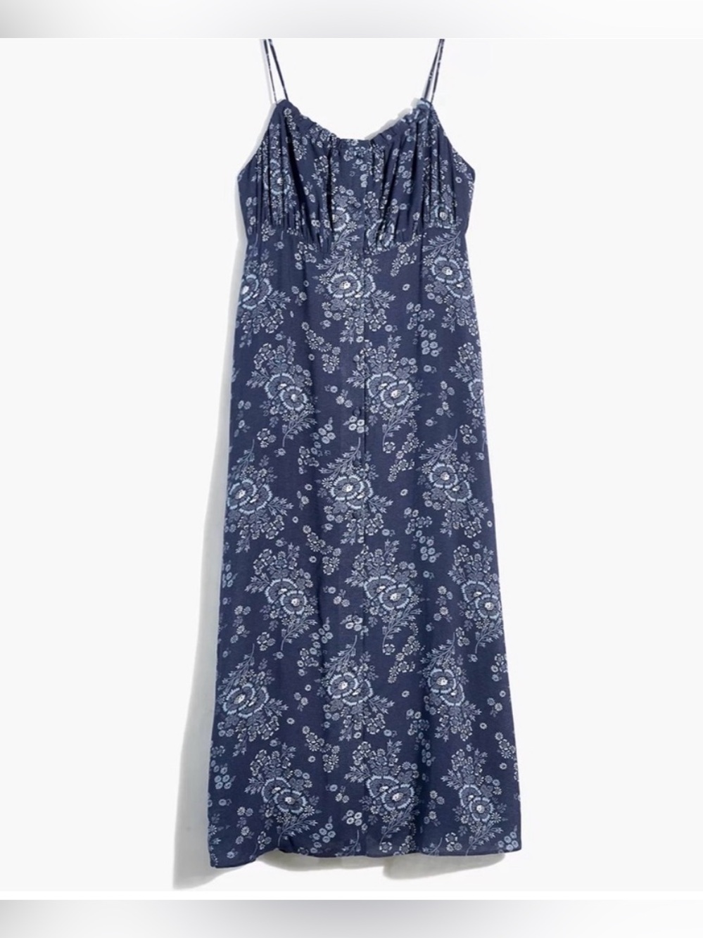 Madewell  Blue Floral Dress